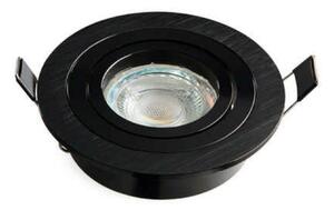HEITRONIC vestavné svítidlo DL7801 černá kruhové GU10 500595