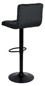 ViaDomo Via Domo - Barová židle Pero - černá - 40x107x35 cm