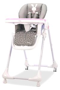 Asalvo BABY jídelní židle, rabbit pink