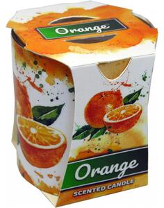 PROHOME - Svíčka ve skle Orange