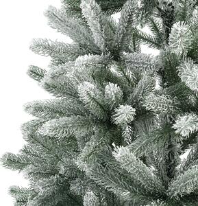 Umělý vánoční stromek Talvi 180 cm zelený se sněhem a černým stojanem