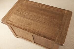 Dubová truhla SRDB85 79x48x49, dřevěný dubový nábytek
