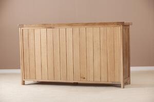 Dubová komoda SRDC90 138x43x77, rustikální dřevěný nábytek