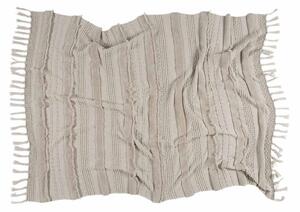 LORENA CANALS Pletená deka Air Dune White 150 × 125 cm