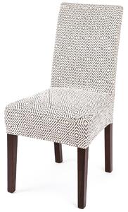 Napínací potah na židli Comfort Plus Geometry, 40 - 50 cm, sada 2 ks