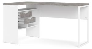Psací stůl Function Plus 80118 bílá/beton - TVI