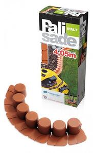 Prosperplast Zahradní palisáda GRASS 405 cm tmavě hnědá