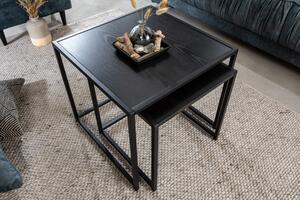 2SET konferenční stolek SLIM LINE 50 CM vzhled černý jasan Nábytek | Obývací pokoj | Konferenční stolky | Všechny konferenční stolky