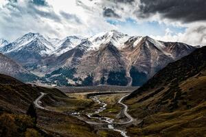 Fototapeta nádherná horské panorama