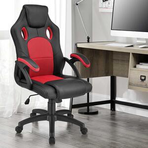 Kolečková kancelářská židle Montreal (červená)