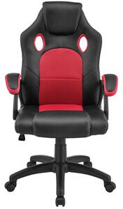 Kolečková kancelářská židle Montreal (červená)