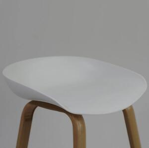 Barová židle STING barva dub/bílý