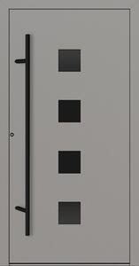 Hliníkové vchodové dveře FM Turen Premium P90 M23 BLACKLINE šedá RAL9007