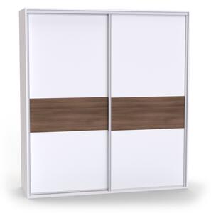 Dvoudveřová šatní skříň ONYX 3 Varianta barvy: Bílá, Šířka: 140 cm, Výška: 220 cm