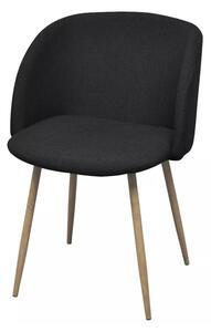 Čalouněné židle Betti, 2 ks -černé