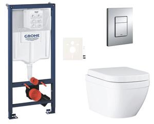 Závěsný WC set do lehkých stěn / předstěnová montáž GROHE Euro Ceramic SIKOGRSEUE