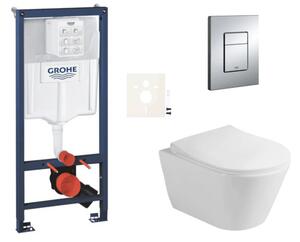 Závěsný WC set do lehkých stěn / předstěnová montáž Glacera Ava SIKOGRSAVAE