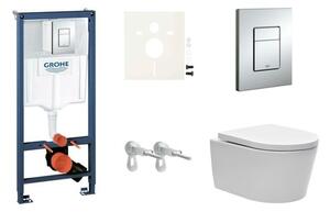 Cenově zvýhodněný závěsný WC set Grohe do lehkých stěn / předstěnová montáž + WC SAT Brevis SIKOGRS3W0