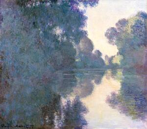 Obrazová reprodukce Morning on the Seine, Effect of Mist, Claude Monet