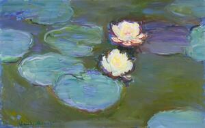 Obrazová reprodukce Waterlilies, Evening, Claude Monet