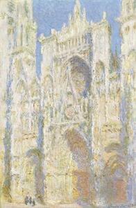 Obrazová reprodukce Rouen Cathedral, West Facade, Sunlight (1894), Claude Monet
