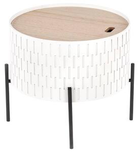 Přístavný stolek PLUTOS bílá