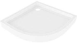 Mexen Flow+ sprchová vanička půlkruhová 80 x 80 cm, bílý lesk - 46Q108080H