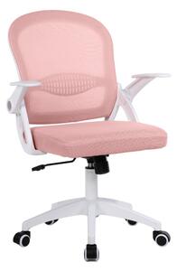 Dětská otočná židle Neoseat JUNI 011 — látka, růžová