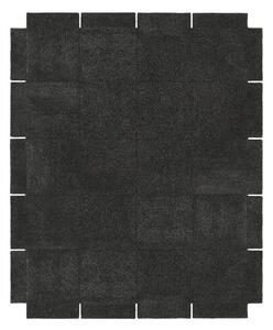 Koberec Basket tmavě šedý Koberec: 4x5 čtverců (245x300cm)