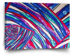 Sablio Obraz Pruhovaný motiv 2 - 90x60 cm