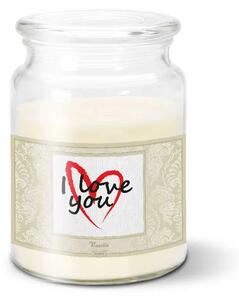 Sablio Svíčka I Love you - 500 g