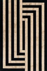 Koberec Agnella Agnus Art Deco II černý