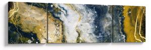 Obraz - Zlatá abstrakce (170x50 cm)