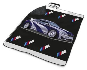 Sablio Plážová deka MPERFORMANCE sportovní auto: 200x140 cm