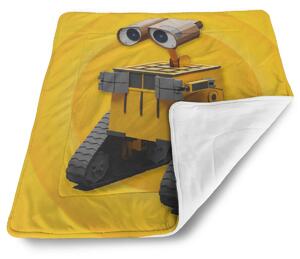 Sablio Deka pro miminko Wall-E robot Žlutý - 80x100 cm