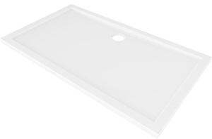 Mexen Flow obdélníkový sprchový kout slim 150 x 70 cm, bílý lesk - 46R107015