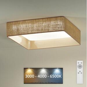 BRILAGI - LED Stmívatelné svítidlo VELVET SQUARE LED/24W/230V + DO hnědá BG0642