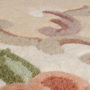 Béžový vlněný koberec Flair Rugs Aubusson, ⌀ 120 cm