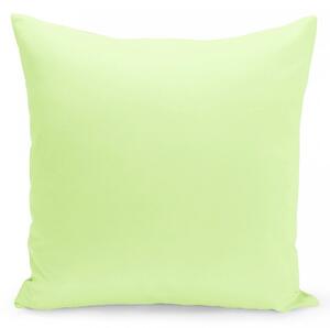 Jednobarevný povlak v slabě zelená barvě 40x40 cm