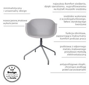 Židle Roundy Light Grey