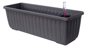 Samozavlažovací truhlík Siesta LUX antracit 80 cm