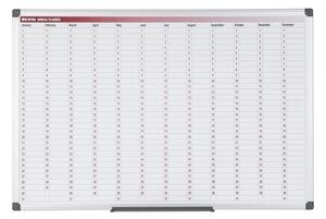 Bi-Office Roční plánovací tabule, magnetická, dny, 900 x 600 mm