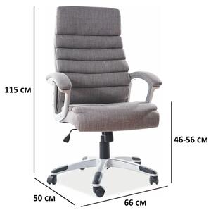 Kancelářská židle Q-087 šedý materiál