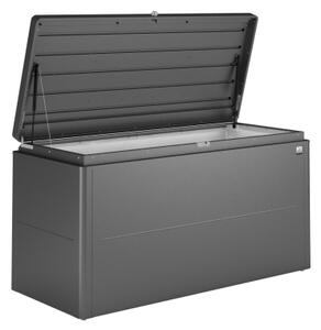 Úložný box Biohort LoungeBox 160, stříbrná metalíza