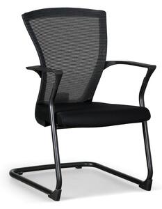 Konferenční židle BRET, černá/černá
