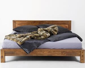 Manželská postel KALI BED 180x200 z masívu palisandru Odstín palisandru: natural