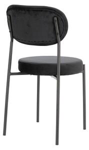 Židle Camile Velvet černá