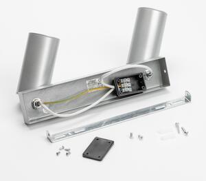 Brilagi - Koupelnové bodové svítidlo SELE 2xGU10/30W/230V IP44 stříbrná