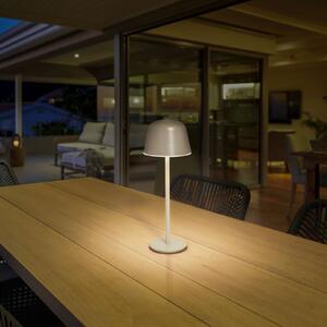 LEDVANCE LED dobíjecí stolní lampa Style Stan, hliník, CCT, béžová barva
