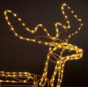 GORDON Vánoční osvětlení Sob 201 - 300 světel 18 W Pohiblivý 95CM - žlutý